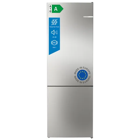 Bosch KGN492IAF Serie 4, Frigorifero combinato da libera installazione, Total No Frost