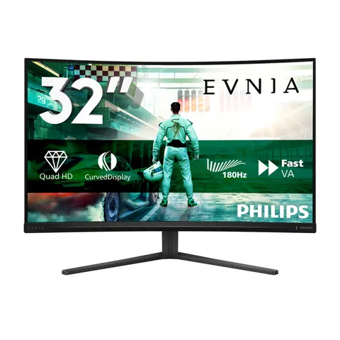 Philips 32M2C3500L Monitor Gaming 31.5" Curvo 180Hz