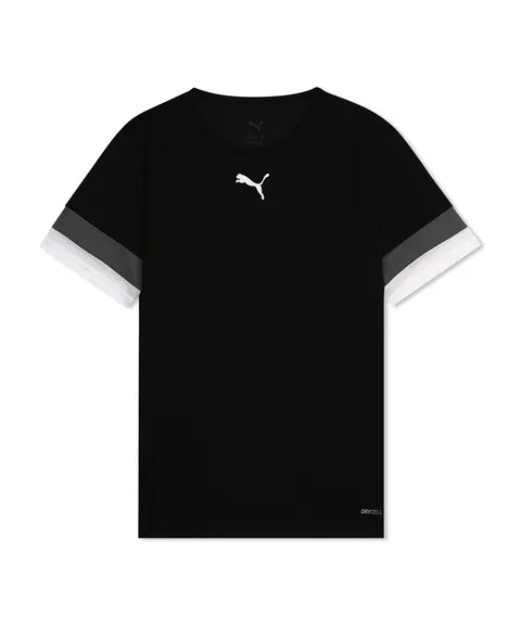 PUMA Teamrise Jersey Jr, Shirt Unisex - Bambini e ragazzi, Puma Black-Smoked Pearl-Puma