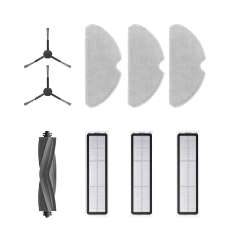 Dreame Kit Accessori per robot D9 Max Gen2 Include 3x Panni mop, 3x Filtri, 2x Spazzole