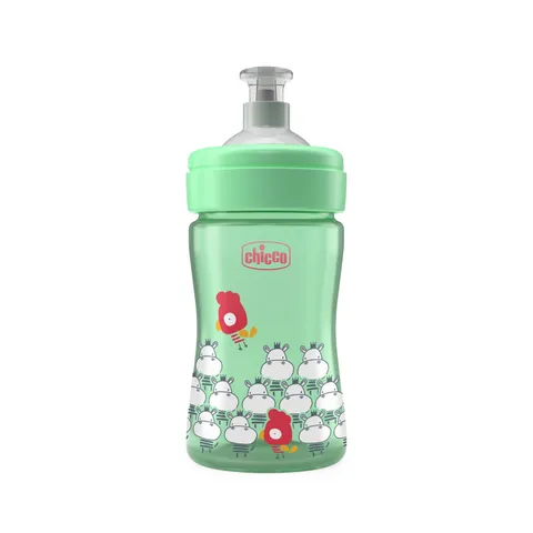 Chicco Tazza Antigoccia PUSH&PULL Verde