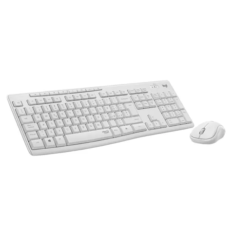 Logitech MK295 Kit Mouse Tastiera Wireless Bianco
