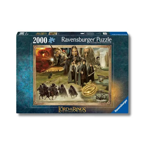 Ravensburger Puzzle 2000 Pezzi Il Signore degli Anelli - Puzzle Adulti +14 anni, 98 x 75