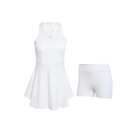 Adidas Donna Tennis Climacool Y-Dress, White, XL