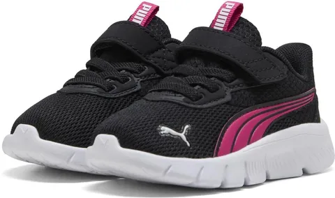 Puma Flexfocus Modern AC+ Inf, Sneaker Unisex - Bimbi 0-24, Black Pink White, 25 EU