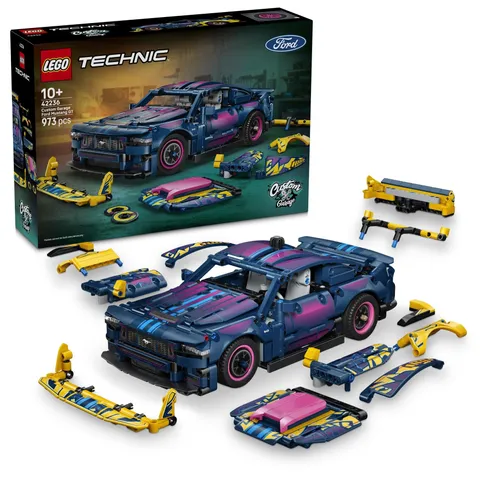 LEGO Technic Auto Ford Mustang GT Custom Garage GT Giocattolo - Kit di Modellismo con