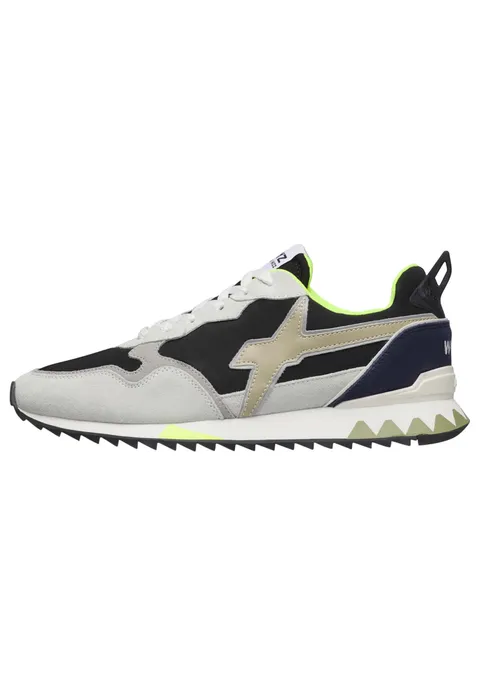 Jet-M. Suede/Nylon White-Anthracite-Stone