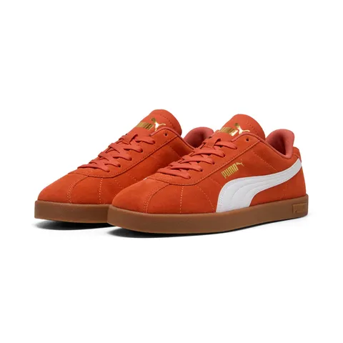 Puma Sneaker Club II Unisex, Amarena Puma Bianco, 39 EU