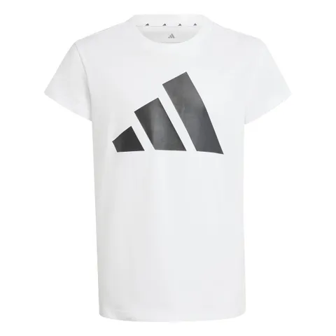 adidas Essentials T-Shirt, T-shirt Bambina, White/Black