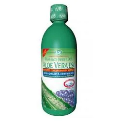 ESI - Aloe Vera Succo, Integratore Alimentare con Succo Concentrato di Mirtillo, Offre
