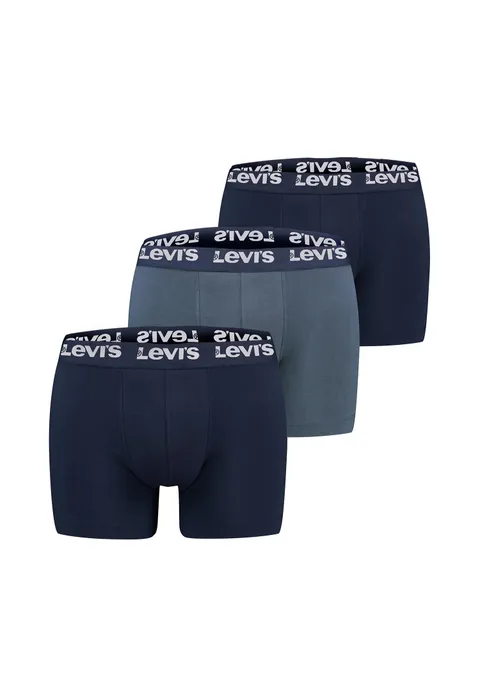Levi's Boxer da Uomo con Logo ripetuto (Confezione da 3), XL