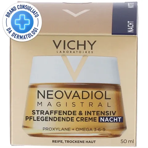 Vichy Neovadiol Magistral Crema Notte Relipidante Rassodante, Migliora il Tono e la