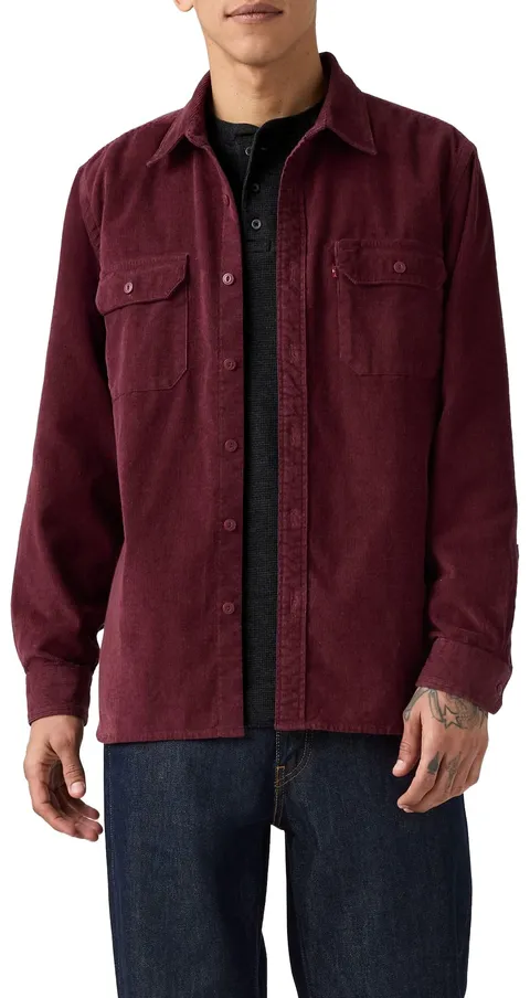 Levi's Maglietta da Uomo Jackson Worker, Tawny Port, M
