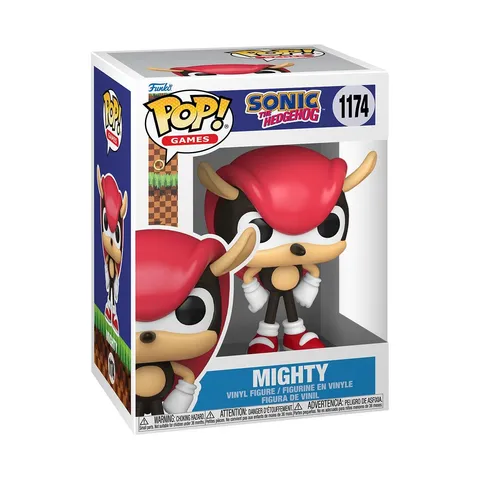 Funko Pop! Games: Sonic The Hedgehog - Mighty - Figura in Vinile da Collezione - Idea