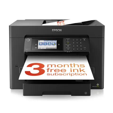 Epson WorkForce WF-7840DTWF, Stampante multifunzione inkjet A3+, ADF fronte/retro per A3
