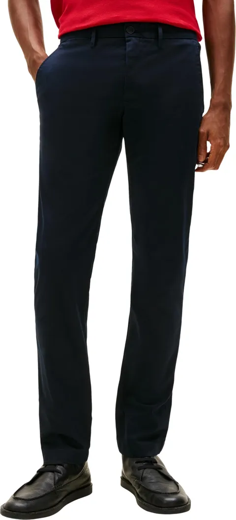 Tommy Hilfiger Uomo Pantaloni Core Bleecker 1985 Pima Cotton Chino, Blu (Desert Sky), 30W/30L