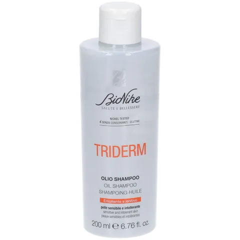Bionike Tridem - Olio Shampoo Emolliente E Lenitivo Per Capelli Fragili, Azione