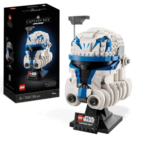 LEGO 75349 Star Wars Captain Rex Helmet Set, The Clone Wars Collectible for Adults, 2023