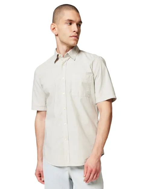 Boss Maglietta da Uomo, Open Grey 070, S