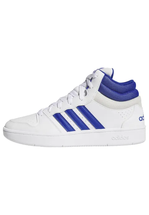 adidas Unisex - Adulto Hoops Mid Classic Shoes, Ftwr White/Team Royal Blue/Orbit Grey, 42