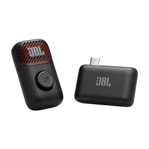JBL Easy Sing Mic Mini, Microfono IA con Rimozione Vocale Realtime, Nero