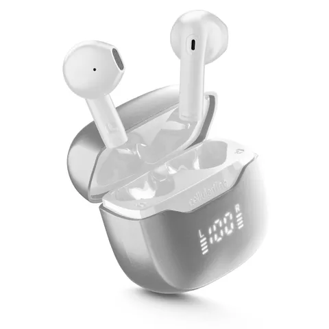 cellularline CORE PRO Auricolari Bluetooth con ENC e 4 Microfoni, Multipoint Technology