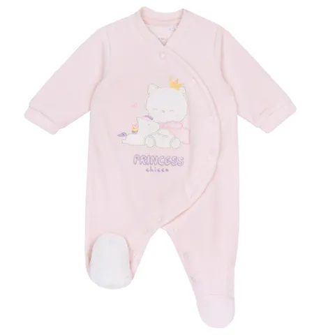 Chicco Tutina Bimba 0-24 in Calda e Morbida Ciniglia con Comoda Apertura Frontale FW25 253_1