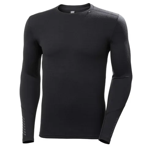 Helly Hansen Men's Lifa Merino Midweight Crew 990 Black M M