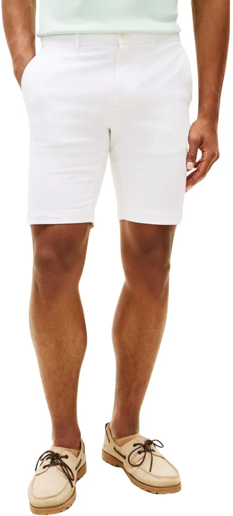 Tommy Hilfiger Denton 9.5" Ess Twill MW0MW42351 Altri Pantaloncini, Bianco, 33W