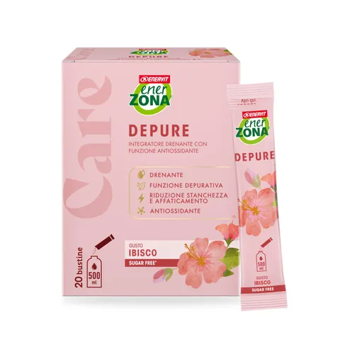 Enervit EnerZona Care Depure, Integratore Alimentare Drenante e Antiossidante, Funzione