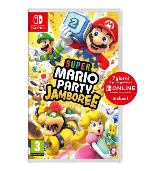 Super Mario Party Jamboree + 7 giorni di NSO - Videogioco Nintendo - Ed. Italiana