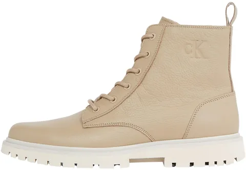 Calvin Klein Uomo Stivali Mezza Gamba Eva Mid Tumbled con Lacci, Multicolore