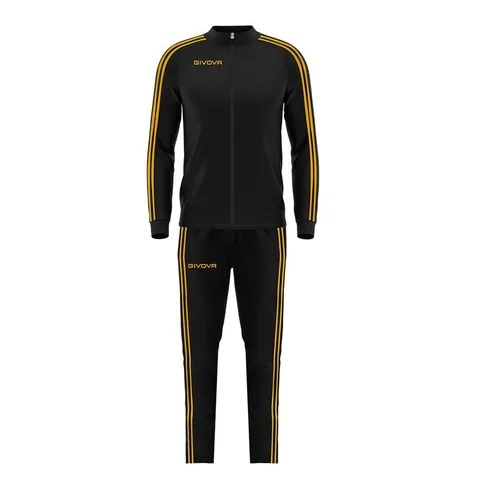 Givova Survêtement Revolution Summer Femme Noir/Or Tuta Intera, Nero/Oro, XL Unisex-Adulto