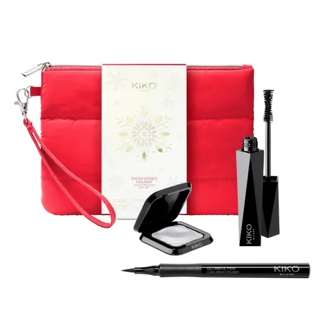 KIKO Milano Snow-Kissed Holiday Jingle Trio Eyes Gift Set, Gift Set Occhi: Mascara