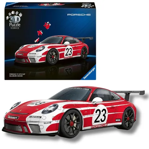 Ravensburger - Puzzle 3d Iconics: Porsche 911 Salzburg Edition | Puzzle 3d Per Adulti E