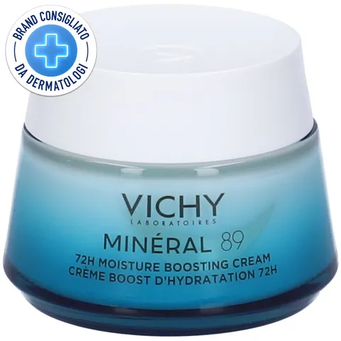 Crema Leggera Idratante Mineral 89 50ml con Acido Ialuronico e Squalene per Pelle