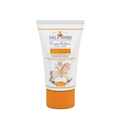 Helan, Sole Bimbi - Crema Solare 50+ Bambini e Neonati, Protezione Solare 50+ SPF Molto