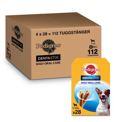 Pedigree DentaStix Daily Oral Care snack per la cura dei denti per cani di piccola taglia