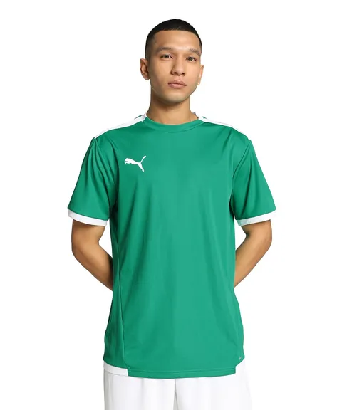 PUMA Green-puma Teamliga Jersey, Shirt Uomo, Pepper White, XL