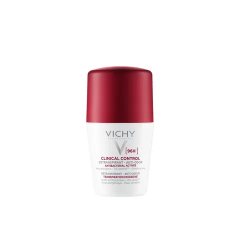 Vichy Dermo-Tolerance Deodorante Roll-on, Per Pelli Sensibili, Unisex, Antitraspirante