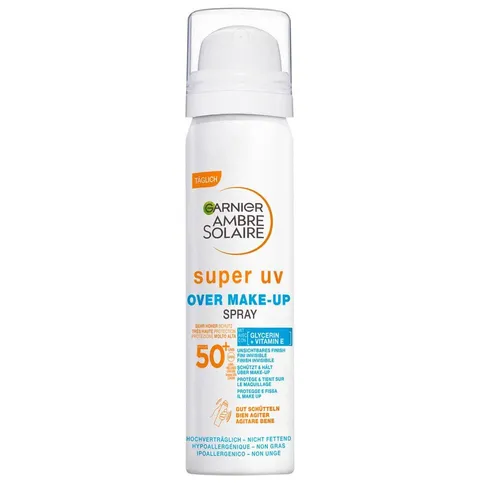 Garnier Spray Fissante Make Up con Protezione Solare SPF50+, Protezione da Macchie Scure