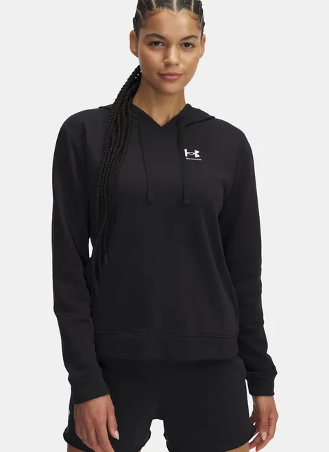Under Armour UA Rival Terry Felpa con Cappuccio da Donna