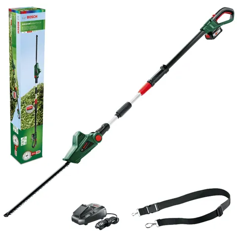 Bosch Tagliasiepi telescopico a batteria UniversalHedgePole 18, Batteria, caricabatteria