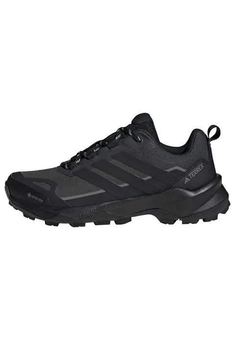 adidas Donna Terrex Skychaser Ax5 Gore-Tex Hiking Shoes, Carbon/Core Black/Semi Flash