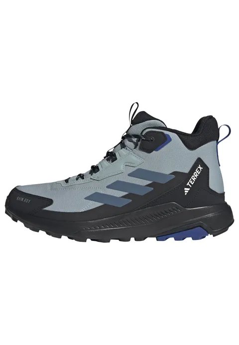 Adidas Uomo Terrex Anylander Mid Rain.RDY Hiking Shoes, Magic Grey/Wonder Steel/Semi