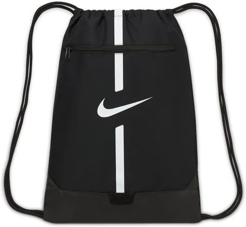 Nike, Nike Academy, Zainetto da Calcio, Nero/Nero/Bianco, 1Size, Unisex-Adult