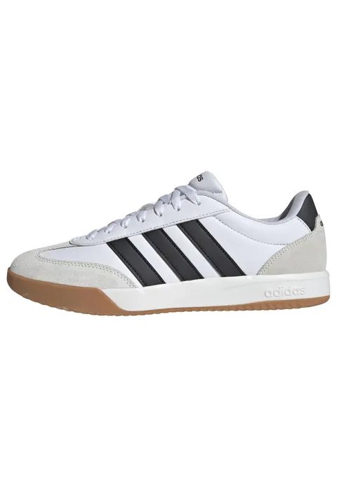 adidas Uomo VL Court FC Shoes, Ftwr White/Core Black/Orbit Grey, 42 2/3 EU