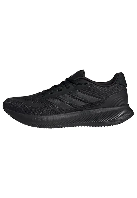 adidas Uomo Runfalcon 5 Running Shoes, Core Black/Core Black/Core Black, 41 1/3 EU