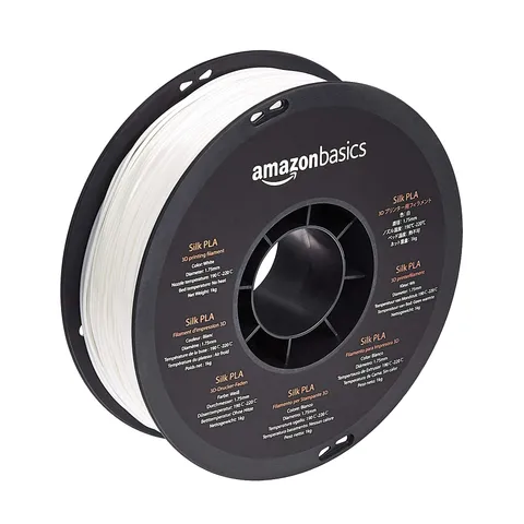 Amazon Basics Filamento in PLA effetto seta per stampante 3D, 1,75 mm, in bobina da 1 kg