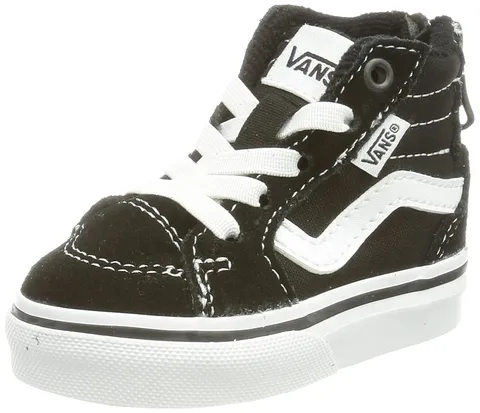 Vans Filmore Hi Zip, Sneaker, Unisex - Bambini e ragazzi, Suede/Canvas Black/White, 20 EU
